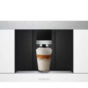 SIEMENS CT636LEW1 CAFETERA CRISTAL BLANCO INOX 45CM oneTouch DoubleCup