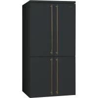 SMEG FQ60CAO5 SIDE BY SIDE NEGRO NO FROST 1870x915x705CM F COLONIAL Multiflow