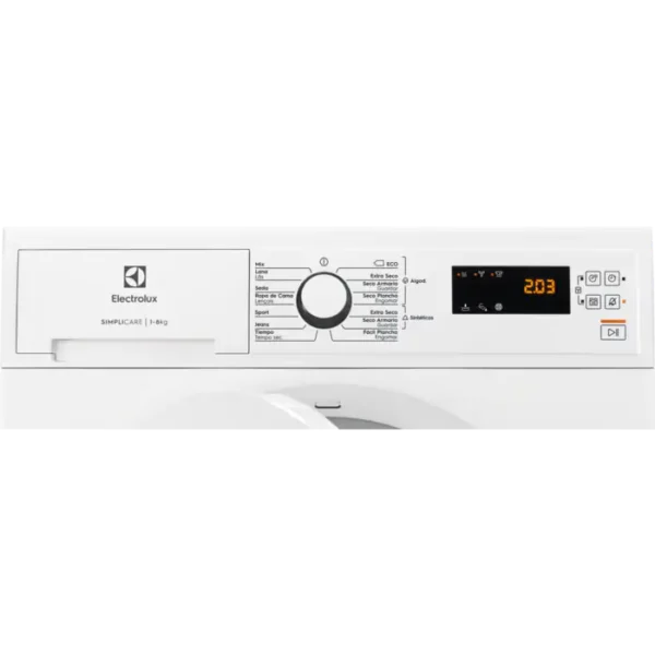ELECTROLUX EW2H4821IB SECADORA BLANCA BOMBA CALOR 8KG A++ SimpliCare Super Domésticos electrodomésticos para tu hogar