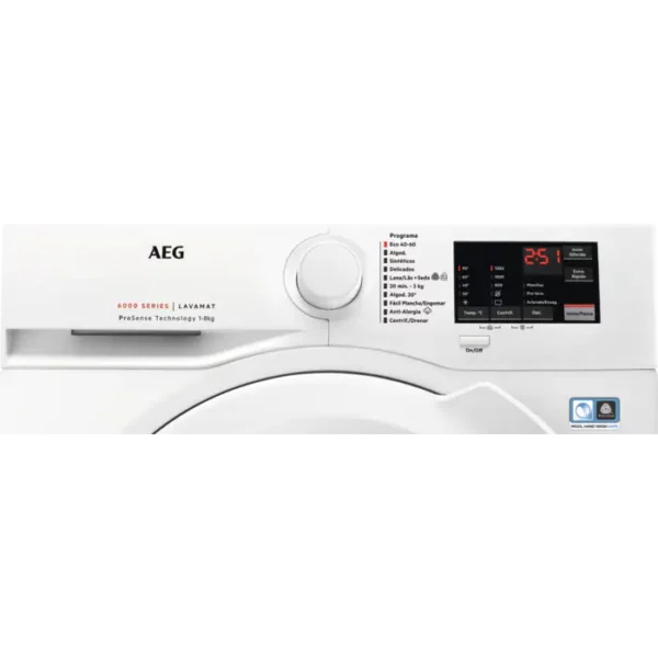 AEG LFA6I8272A LAVADORA BLANCA 8KG 1200RPM A ProSense Super Domésticos electrodomésticos para tu hogar