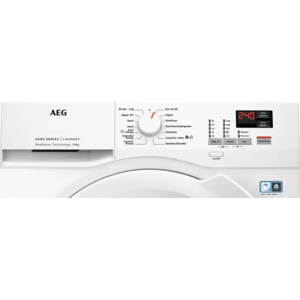 AEG L6FBK841P LAVADORA BLANCA 8KG 1400RPM A ProSense Super Domésticos electrodomésticos para tu hogar