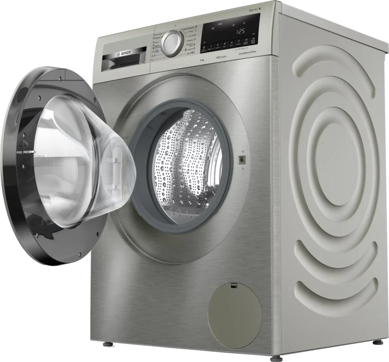 BOSCH WGG144ZXES LAVADORA INOX 9KG 1400RPM A EcoSilence Super Domésticos electrodomésticos para tu hogar